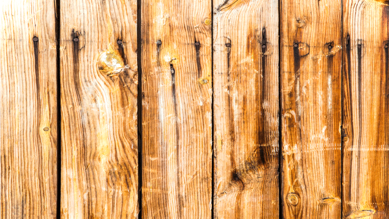 Covor textură scânduri din lemn crud maro - TenStickers