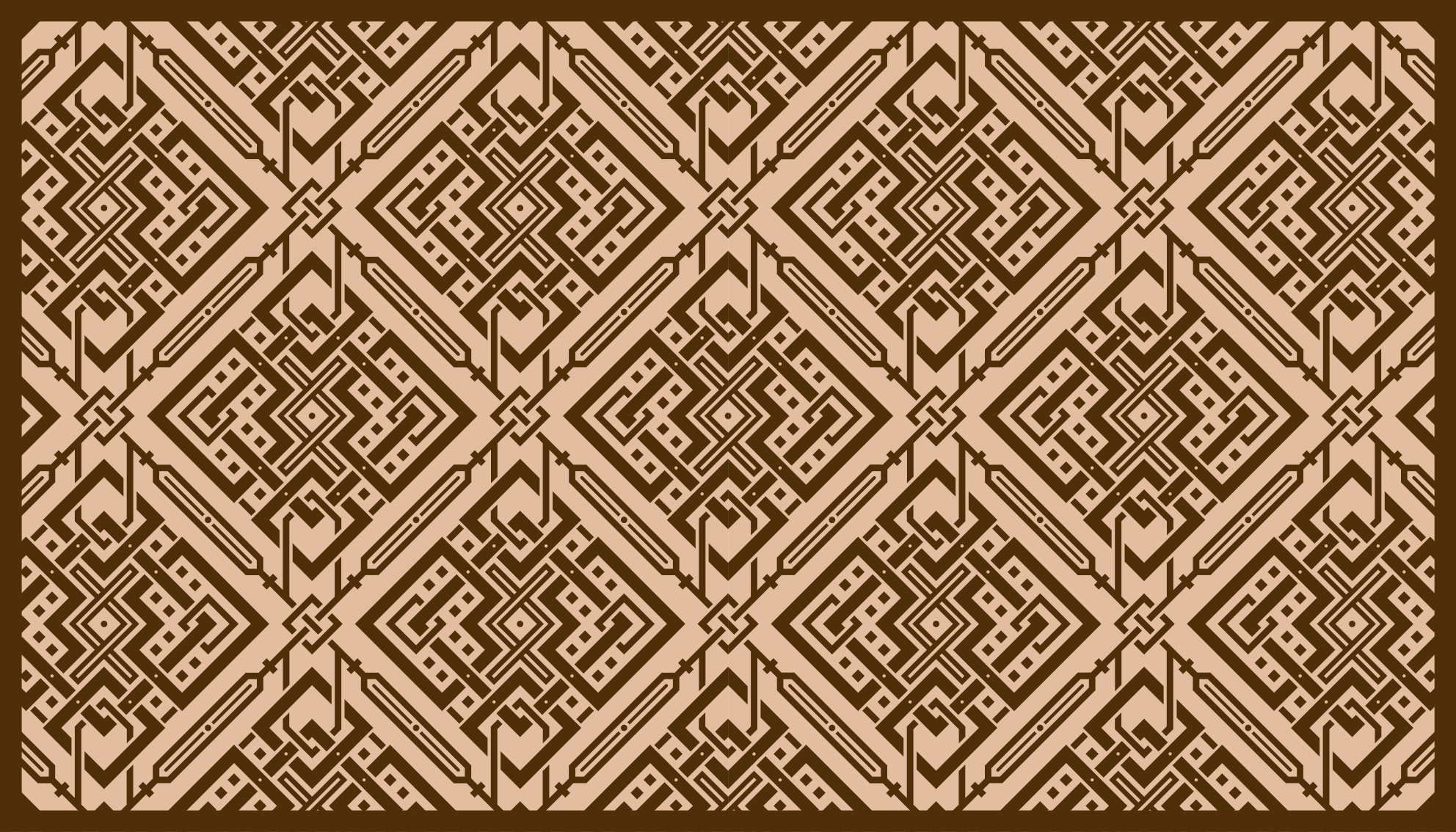 Covor de vinil hol element geometric elegant - TenStickers