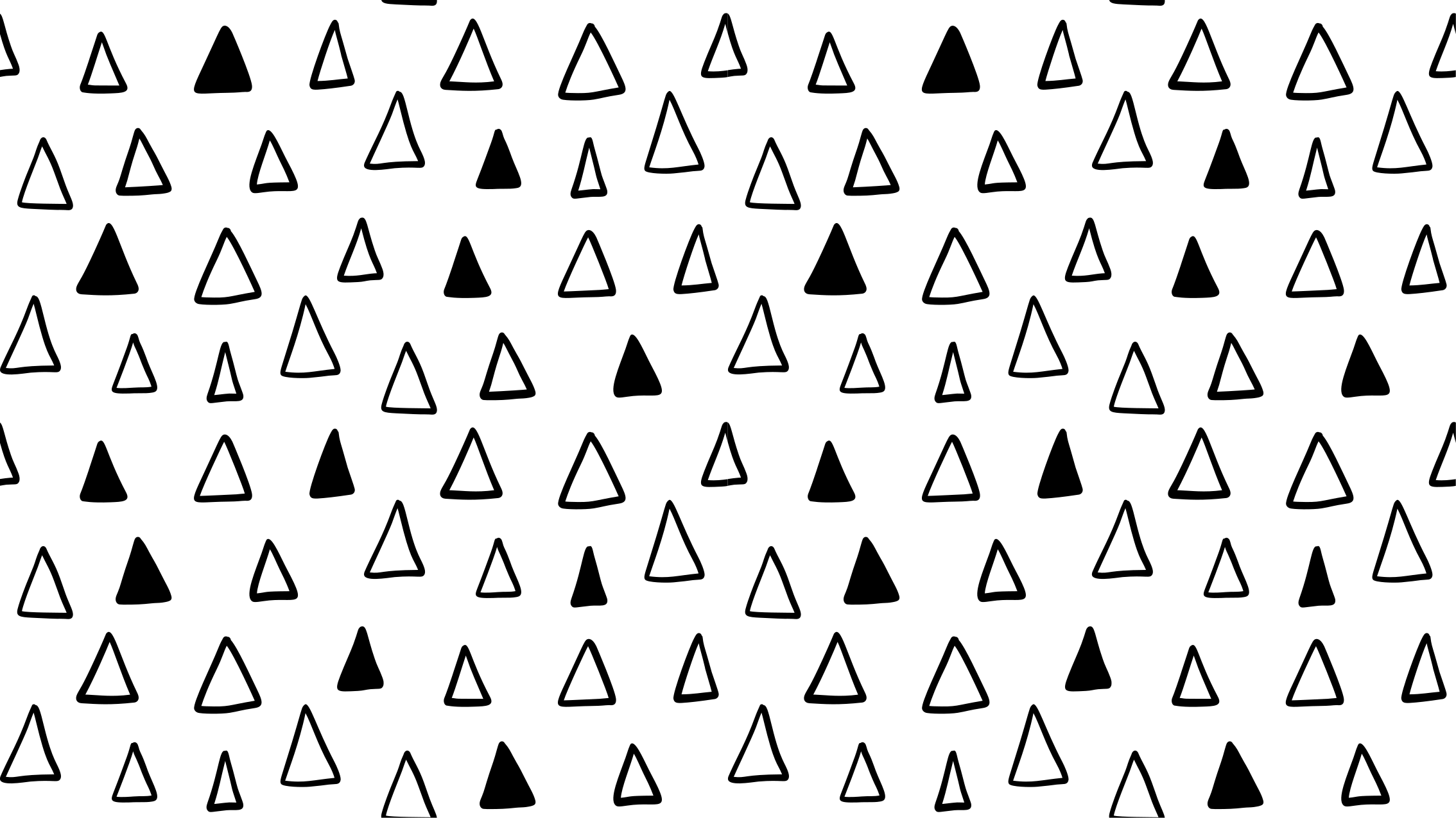 Covor de vinil stele cu modele triunghiulare - TenStickers