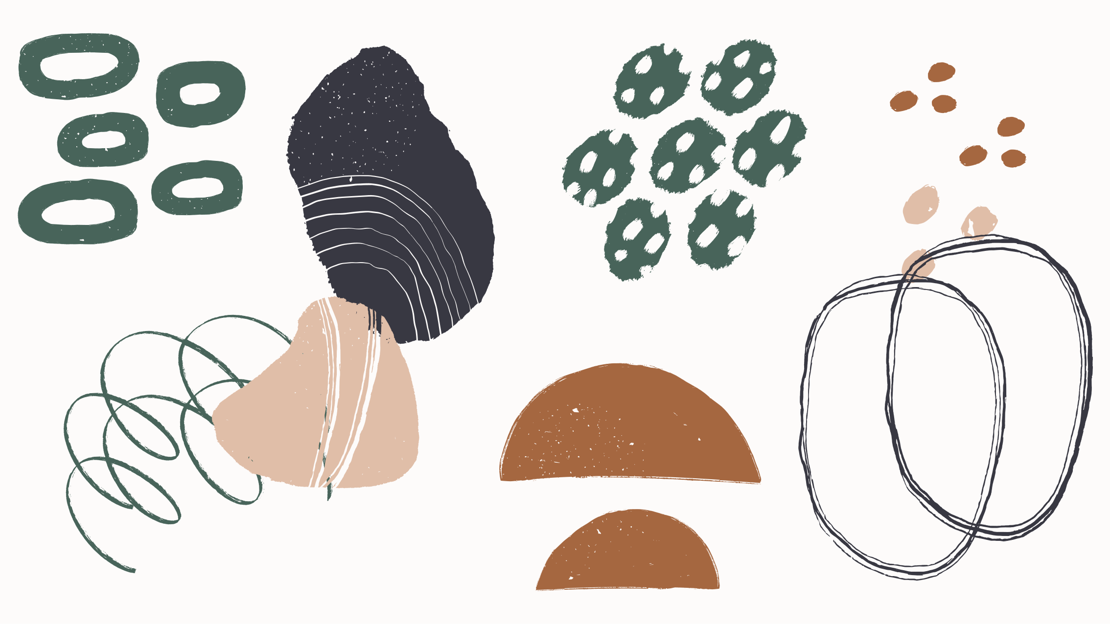 Covor vinil minimalist aspectul formelor abstracte - TenStickers