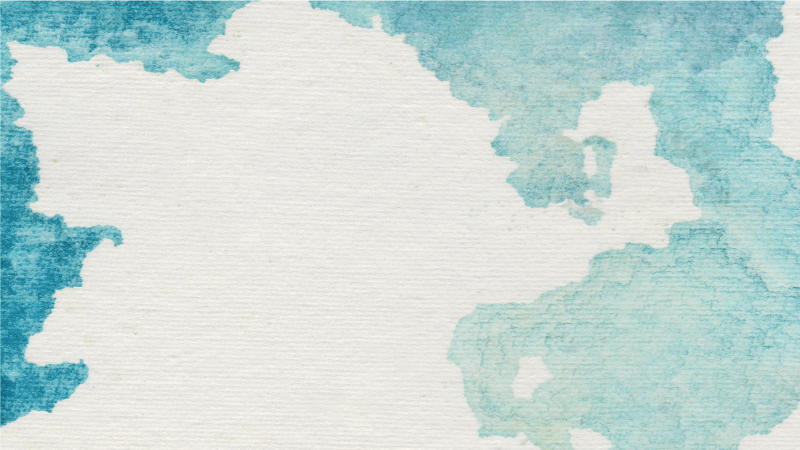 Covor albastru și verde cu efect de acuarelă - TenStickers