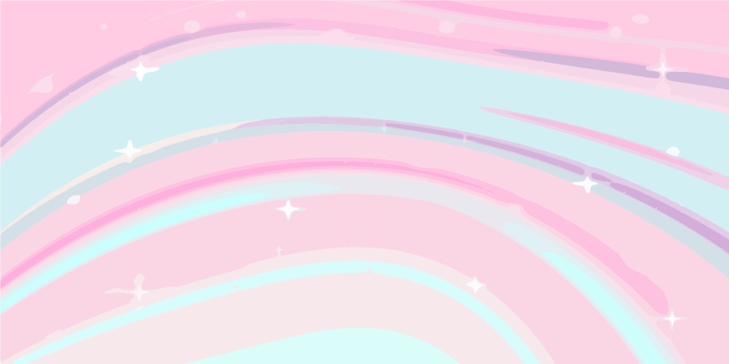 Covor roz și albastru cu amestec de acuarelă - TenStickers