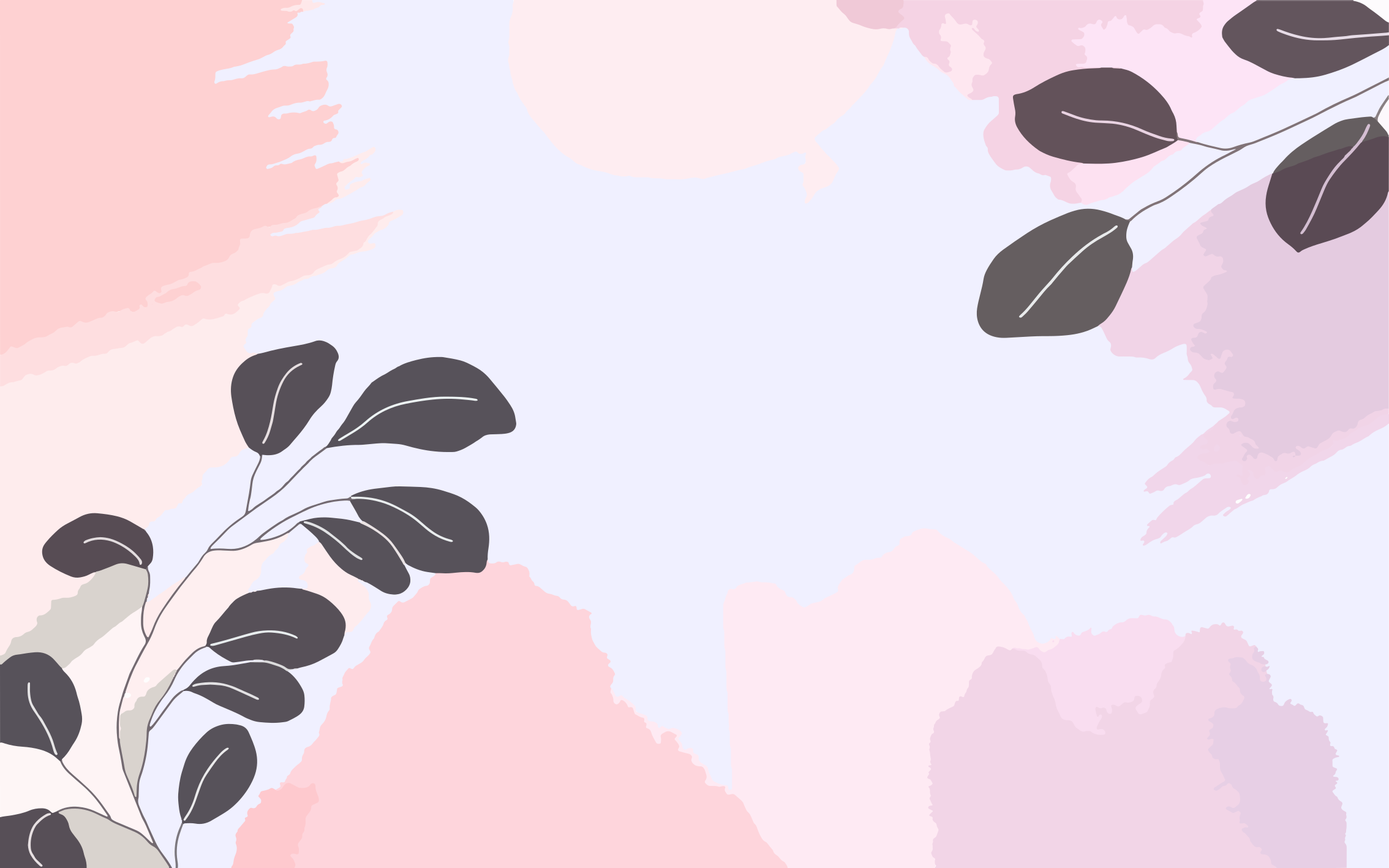 Covor vinil flori și plante model elegant de frunze - TenStickers