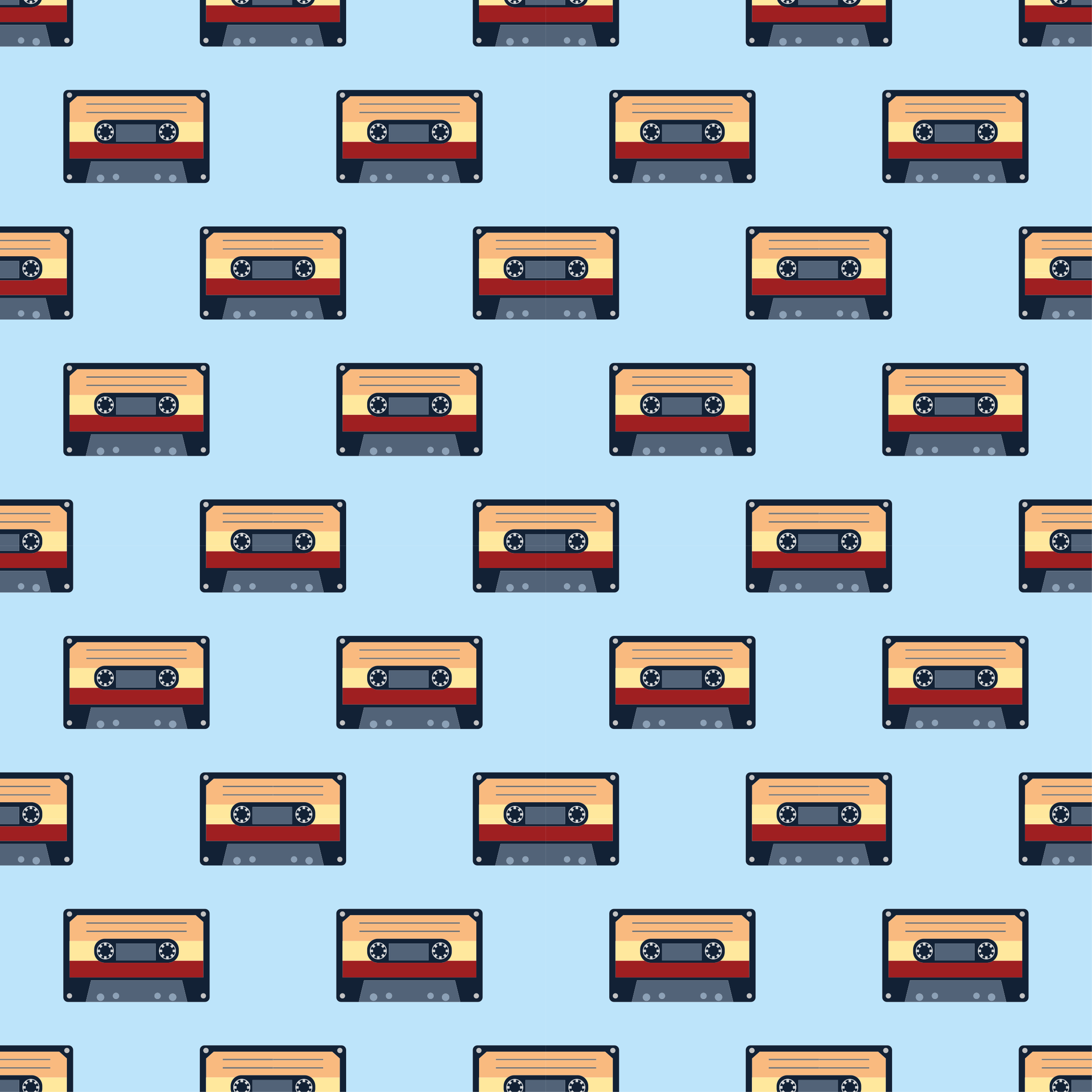 Alții covor de vinil idee cu casetă vintage - TenStickers