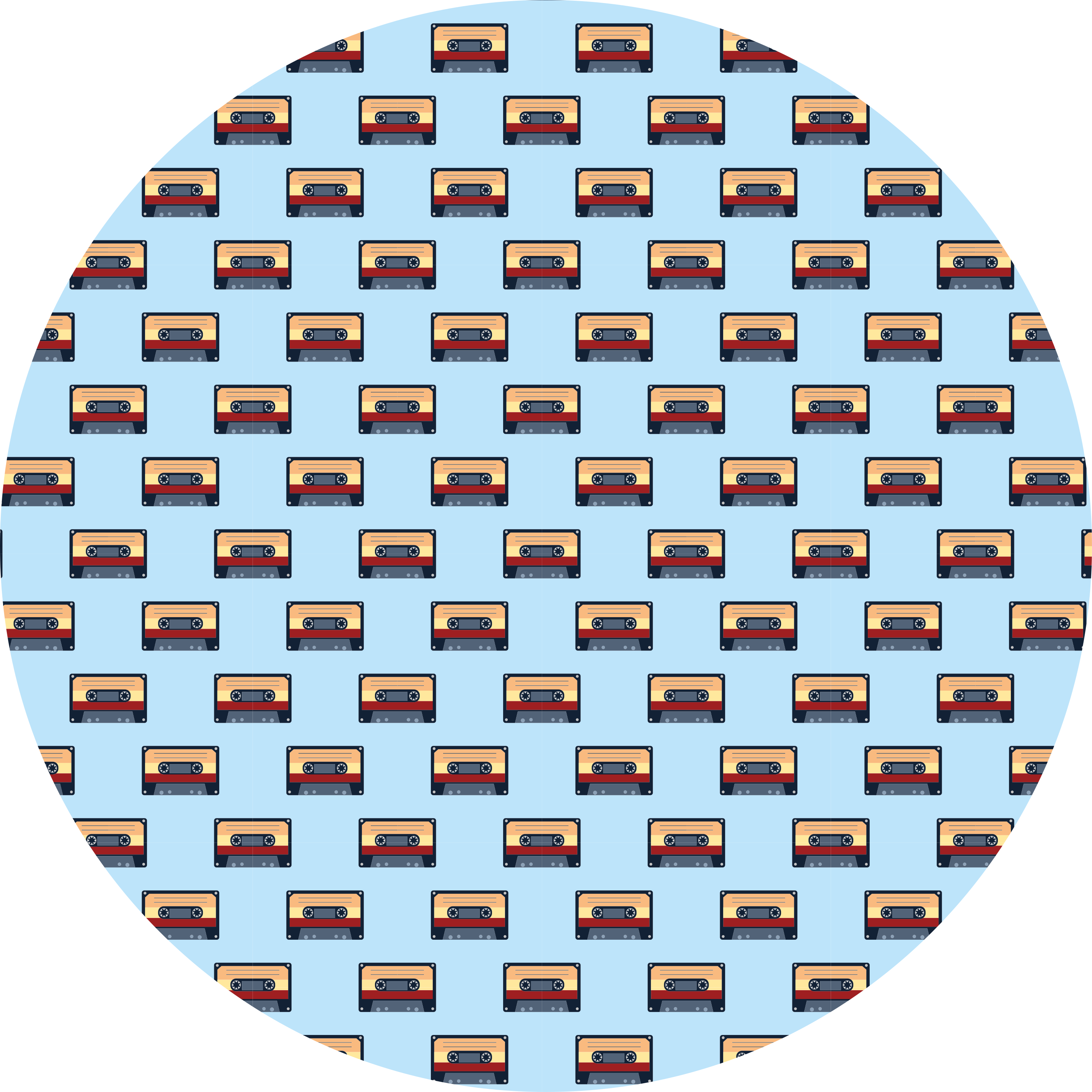 Covor de vinil epocă concept casetă retro - TenStickers