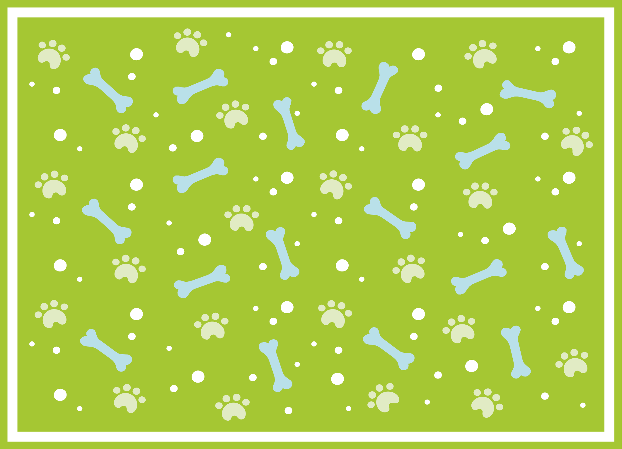 Covor vinil animal stil de amprentă de labă - TenStickers