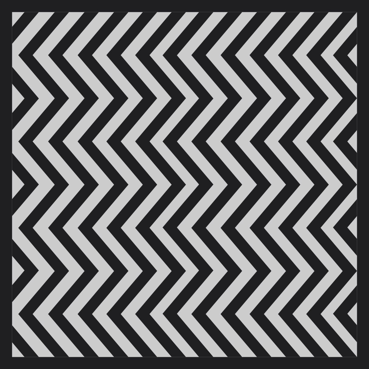 Covor de vinil geometric zigzag negru și gri - TenStickers