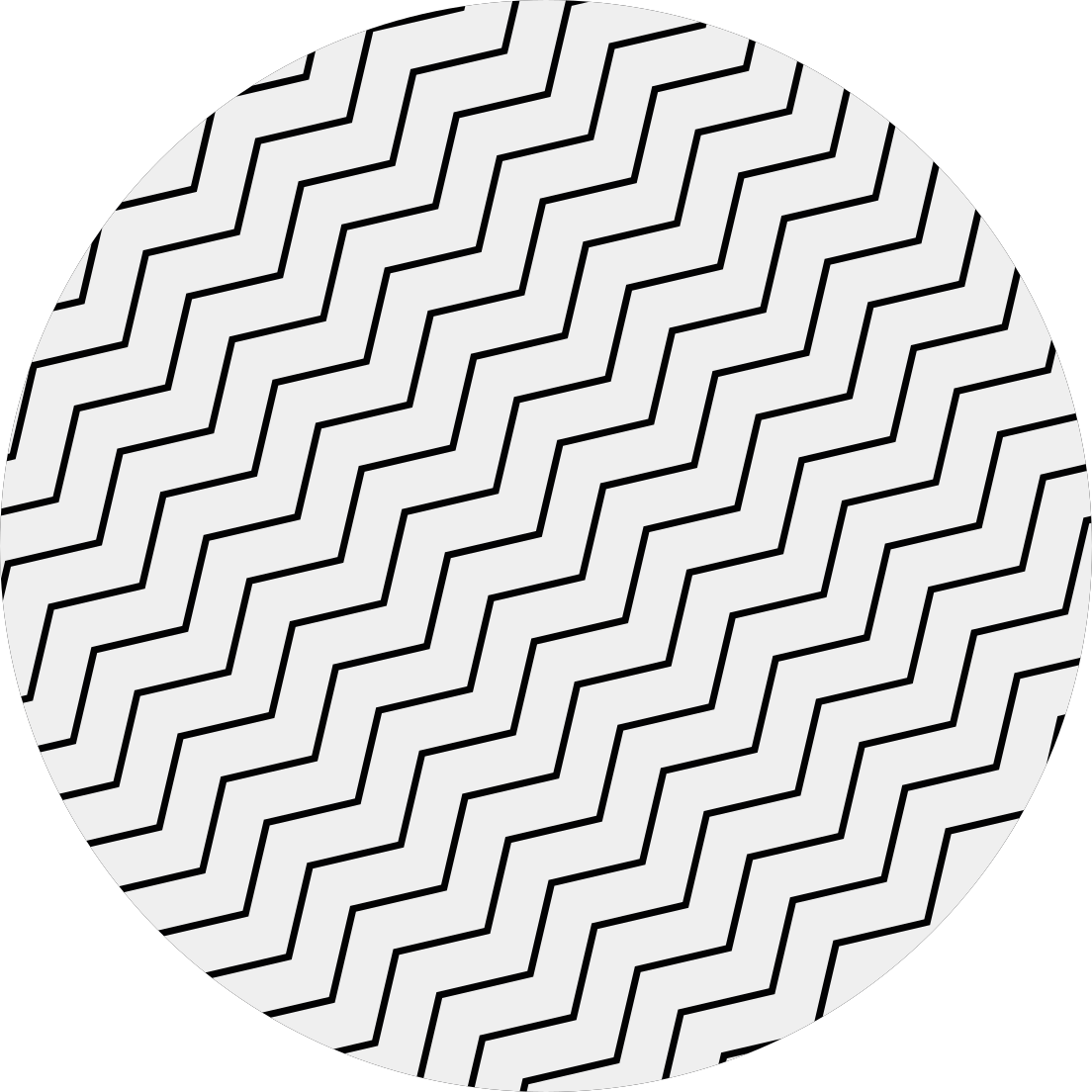Covor de vinil geometric zigzag - TenStickers