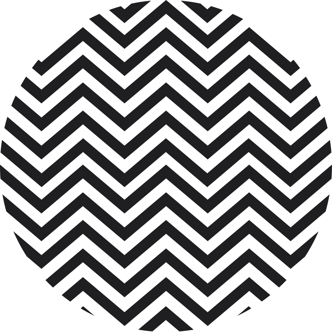 Covor de vinil geometric cu model chevron - TenStickers