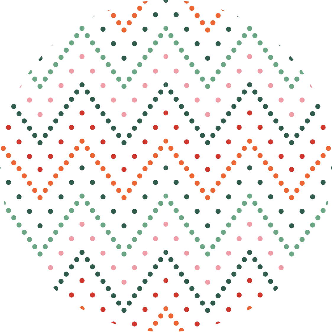 Covor de vinil stele model cu puncte chevron - TenStickers