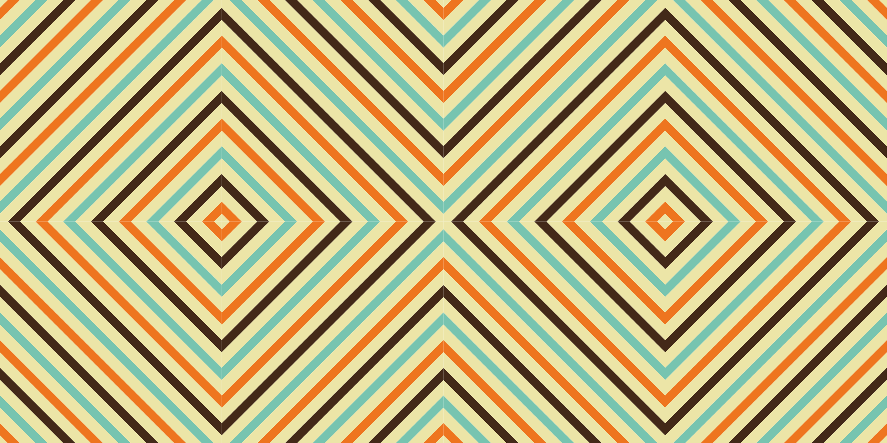 Covor de vinil geometric dungi cu model de diamant - TenStickers