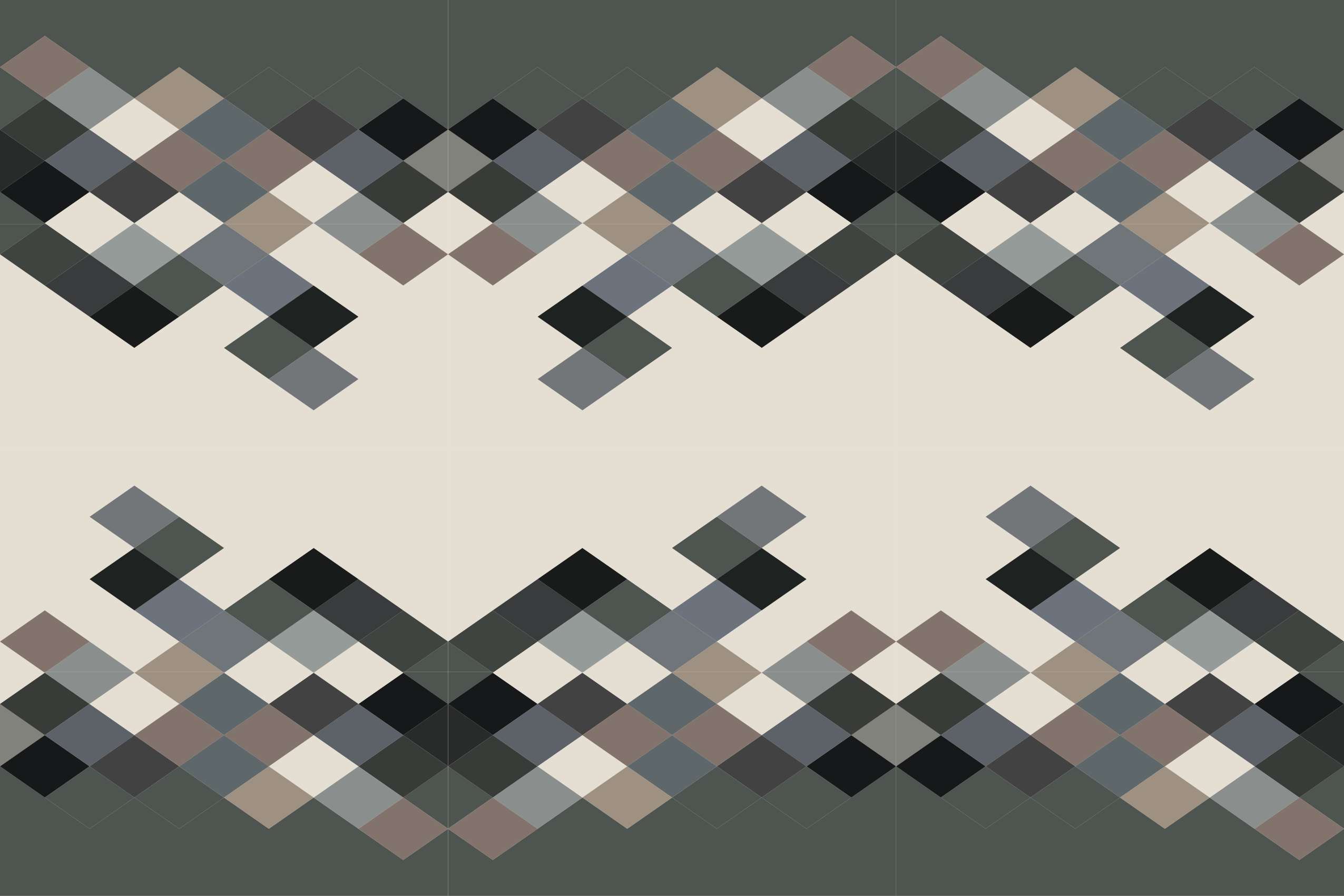 Covor de vinil mozaic cu motiv geometric contemporan - TenStickers