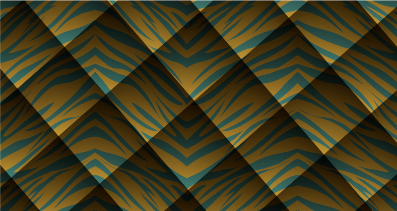 Covor vinil print animalier conceptul de dungă de tigru - TenStickers