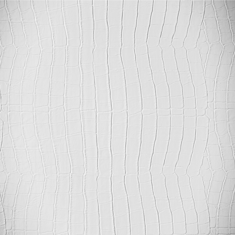 Covor de vinil texturat piele de crocodil albă - TenStickers