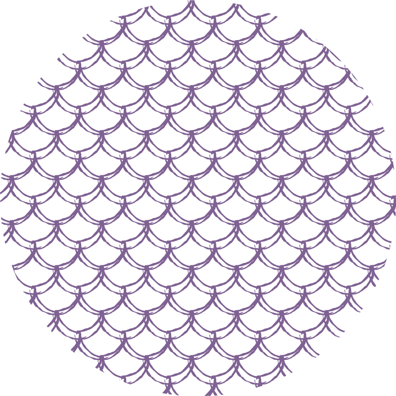 Covor de vinil pentru baie model ondulat violet - TenStickers