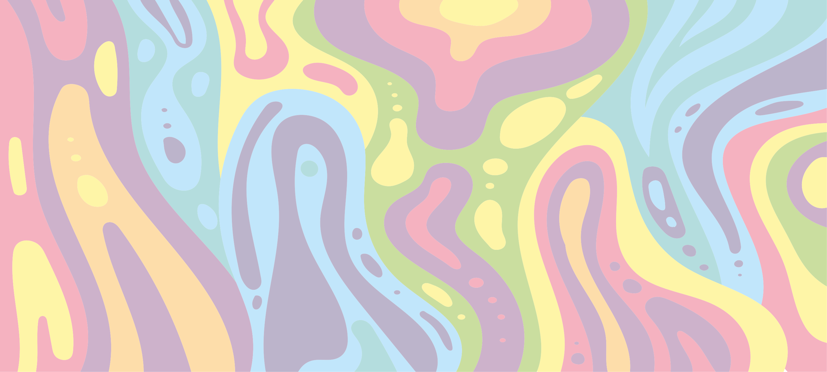 Alții covor de vinil valuri abstracte colorate - TenStickers