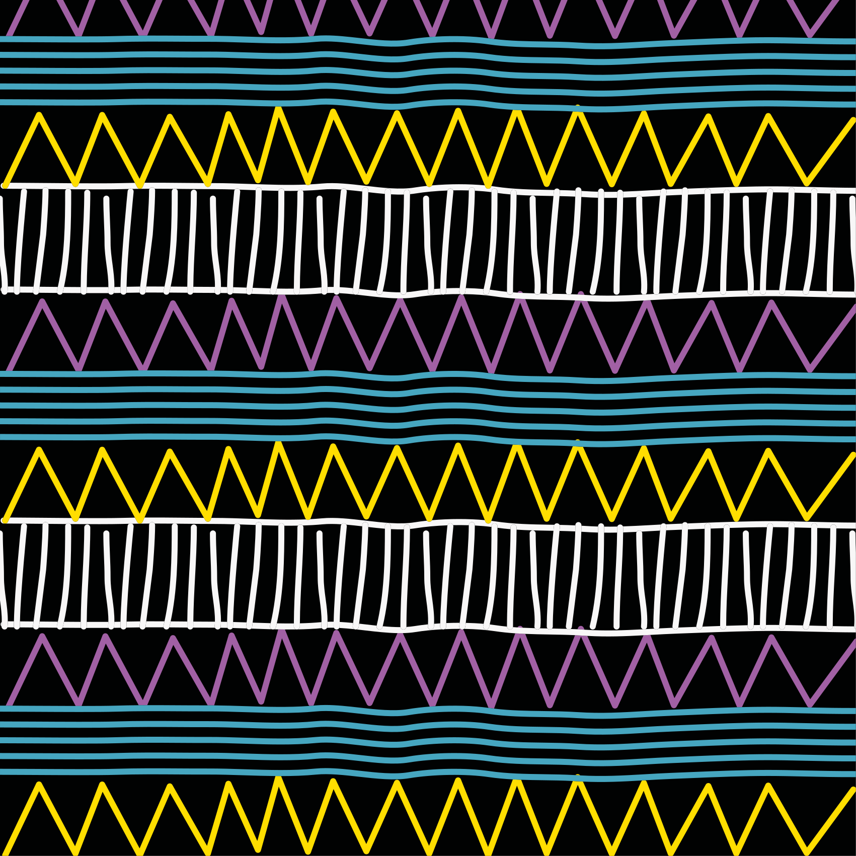 Covor de vinil geometric joc de modele colorate - TenStickers