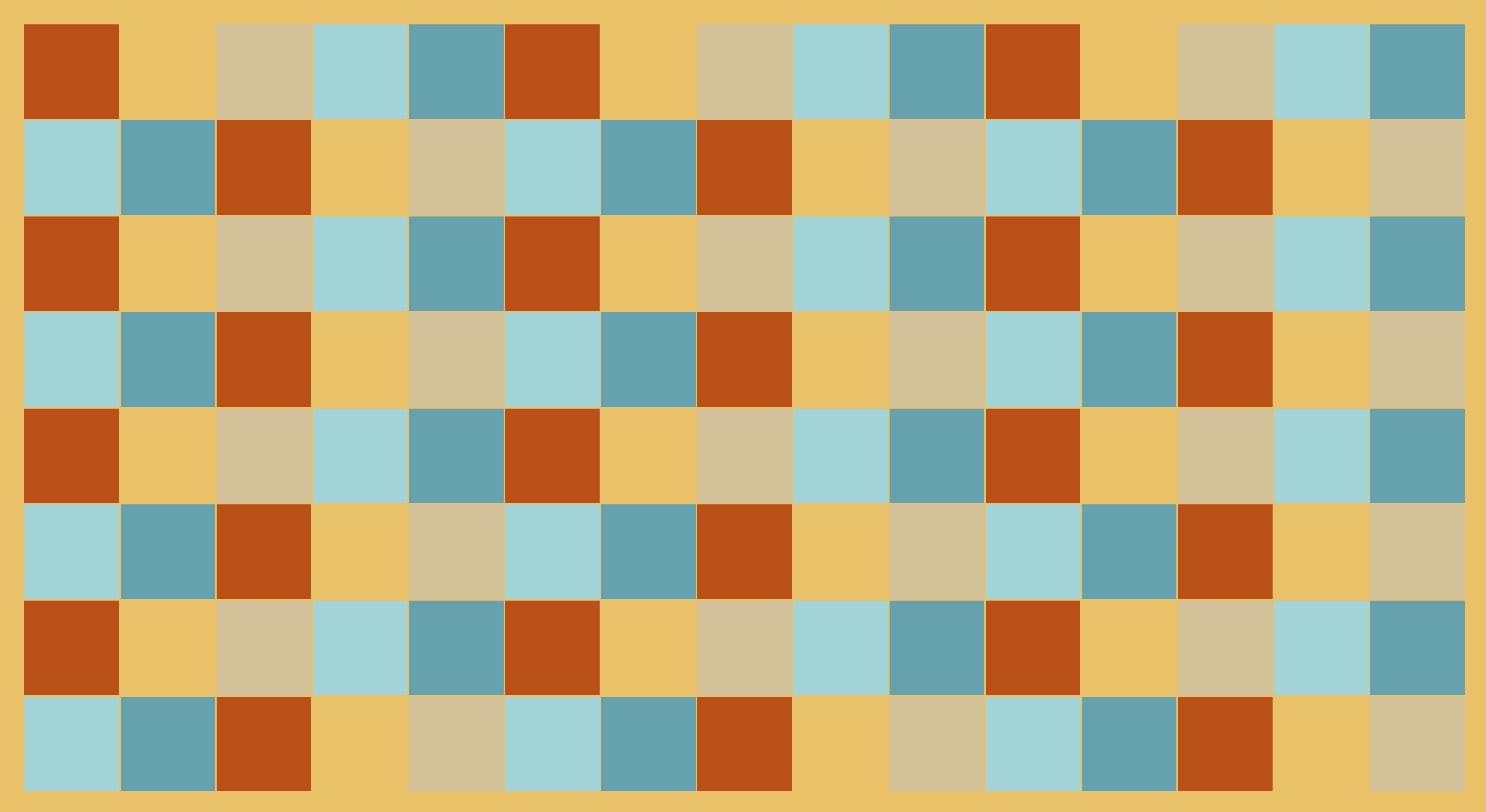 Culoarea nisipului pătrate covor țiglă - TenStickers