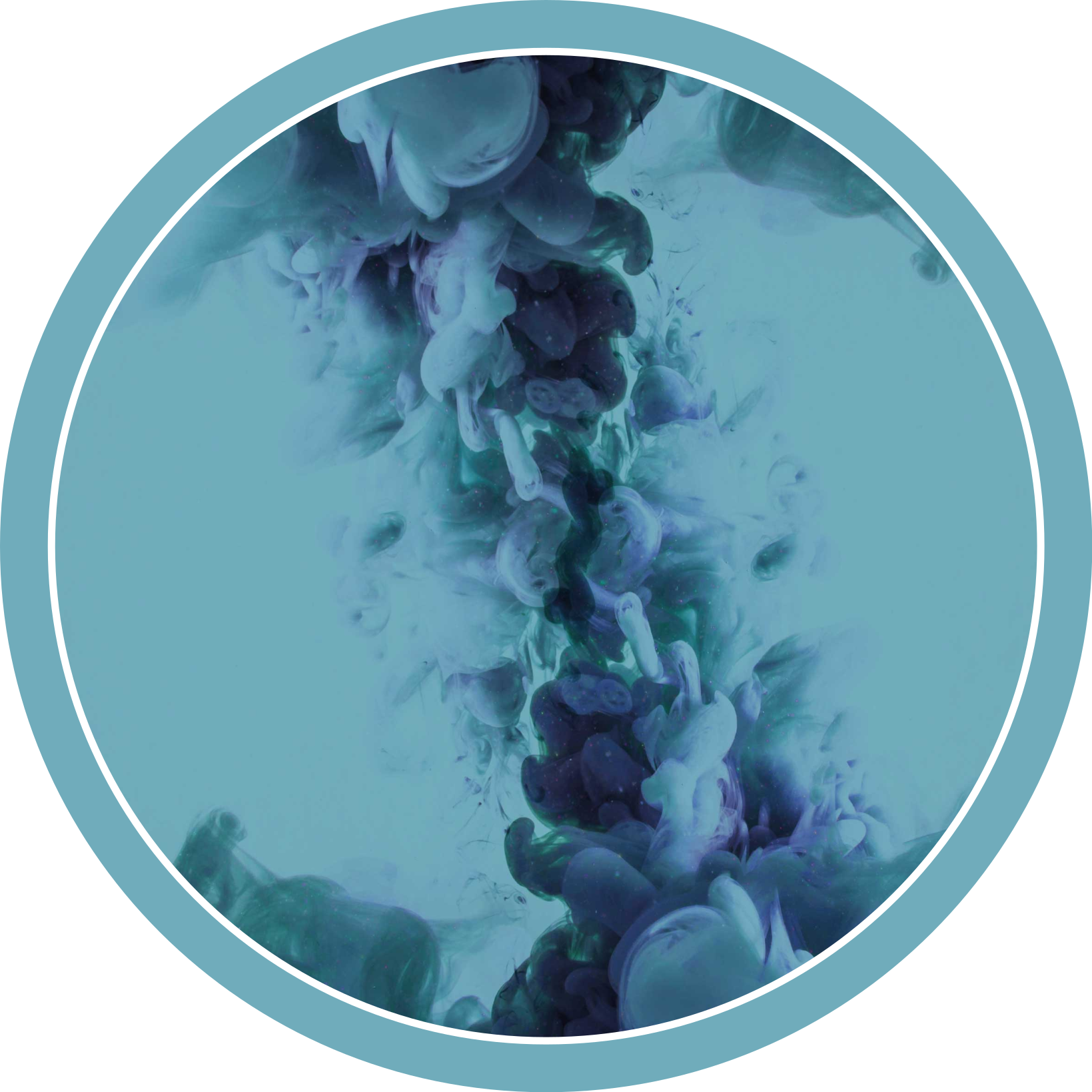 Covor de vinil pentru baie valuri fluide turcoaz - TenStickers