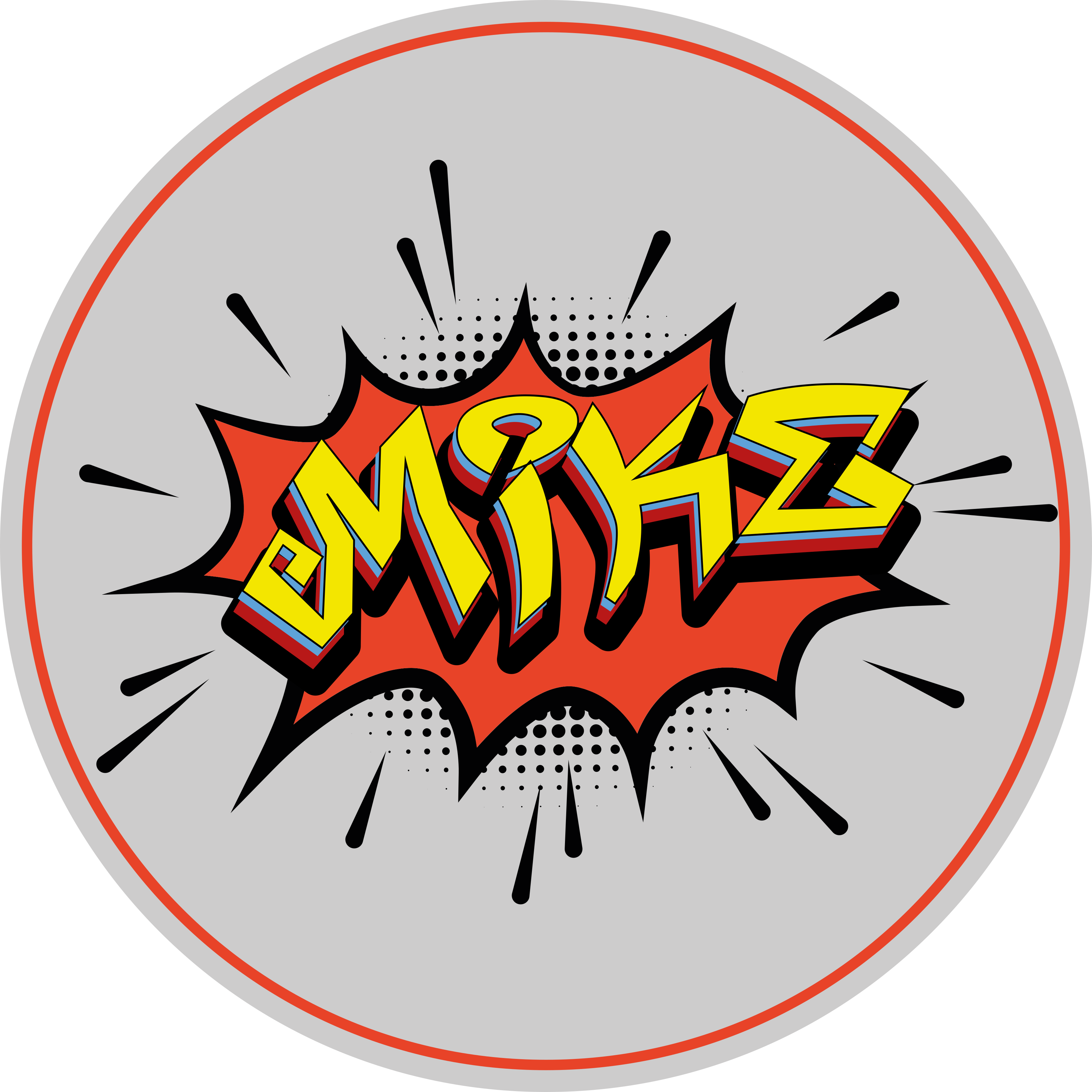 Covor de vinil cu nome explozie de nume - TenStickers