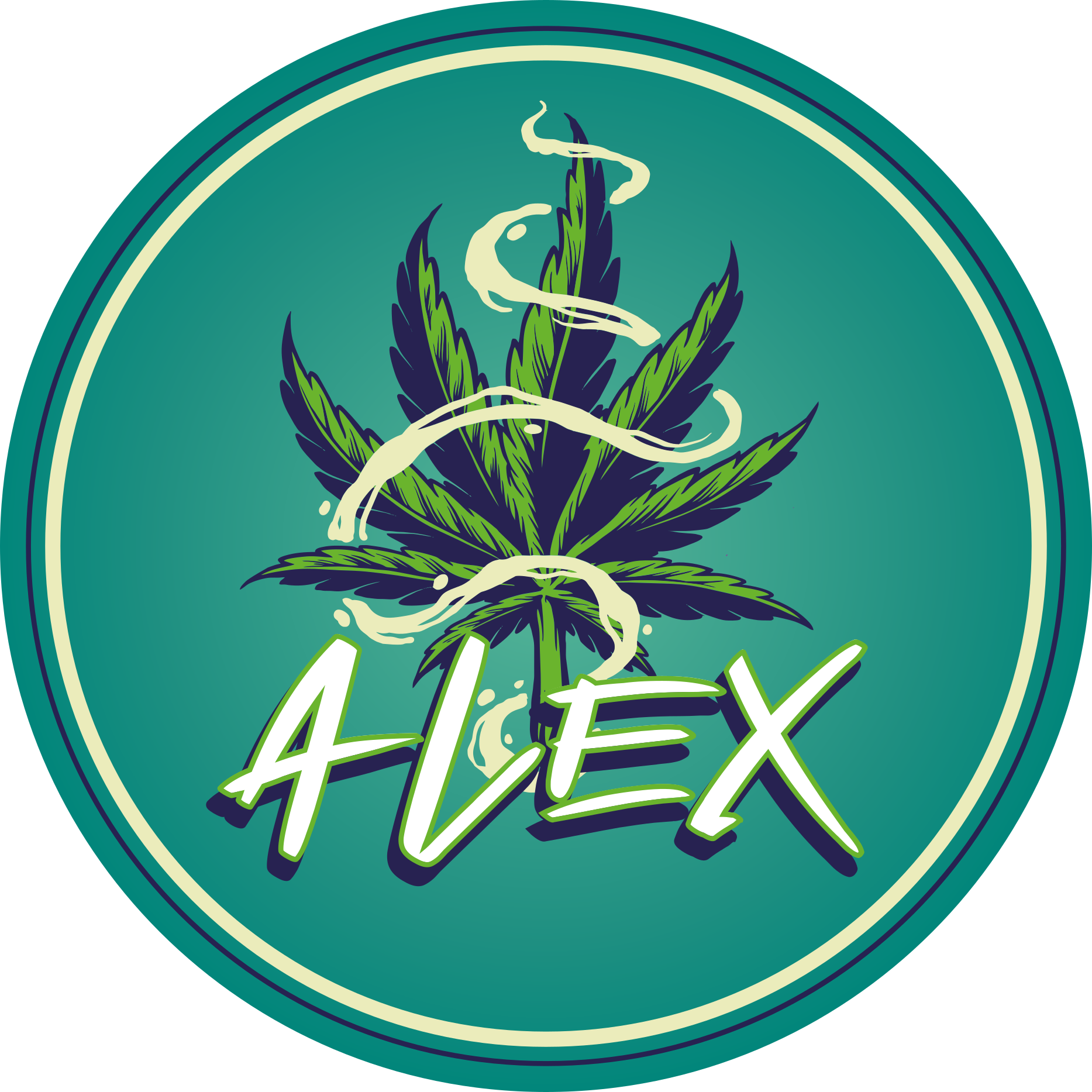 Covor de vinil Adolescenți cerc de nume - TenStickers