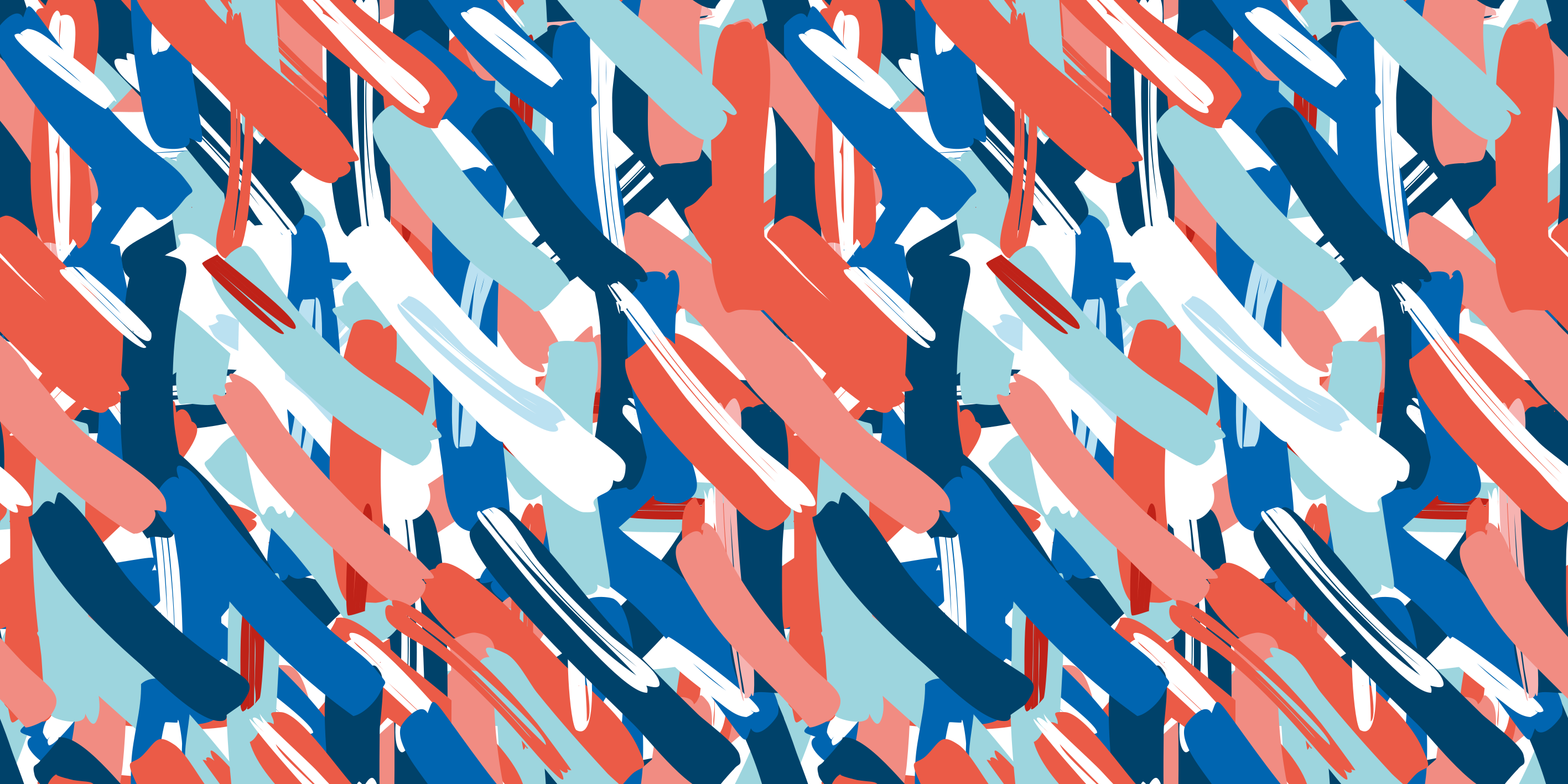 Covor vinil modern tușe colorate - TenStickers