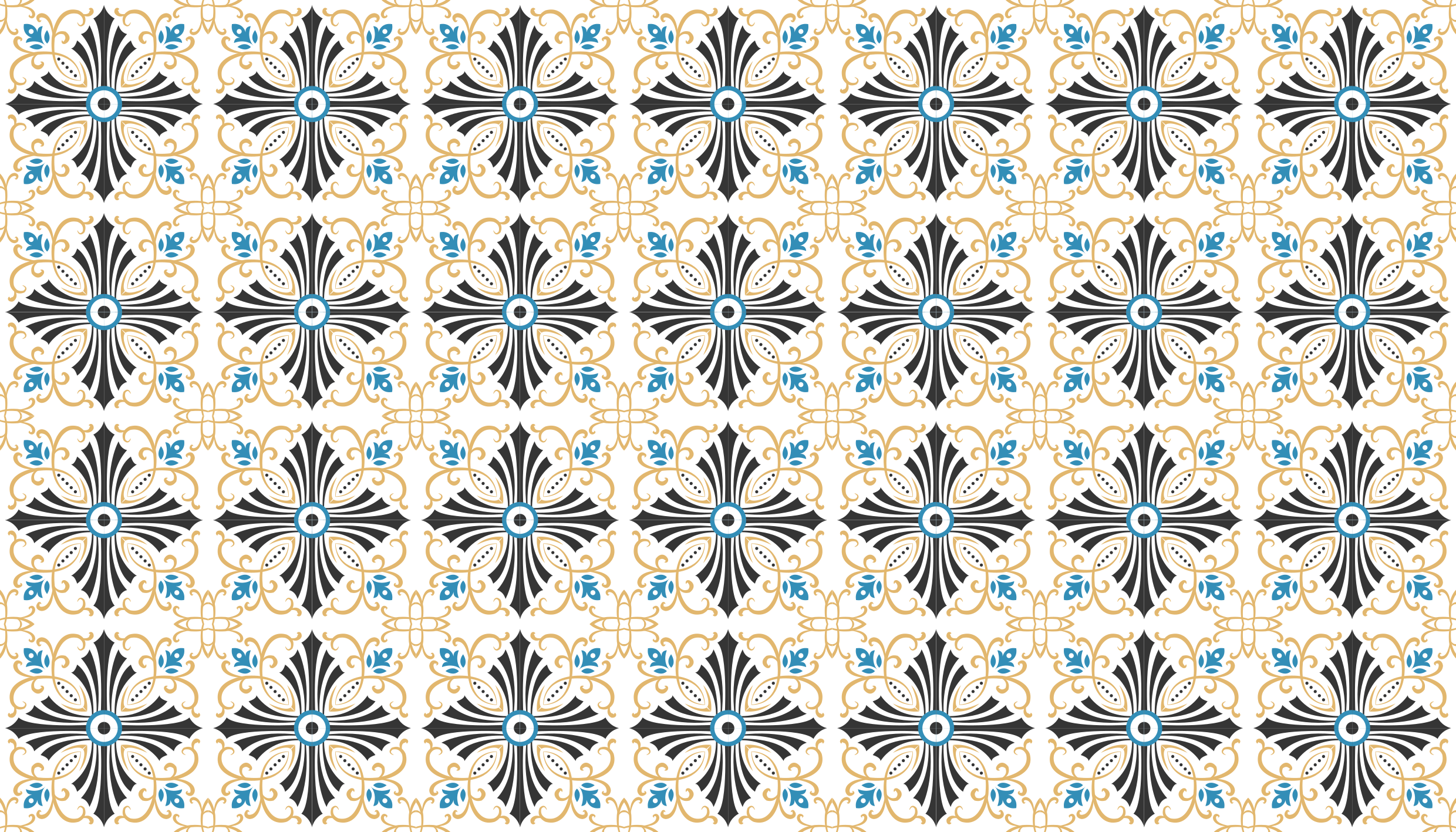 Covor de vinil mozaic stil mozaic elegant - TenStickers