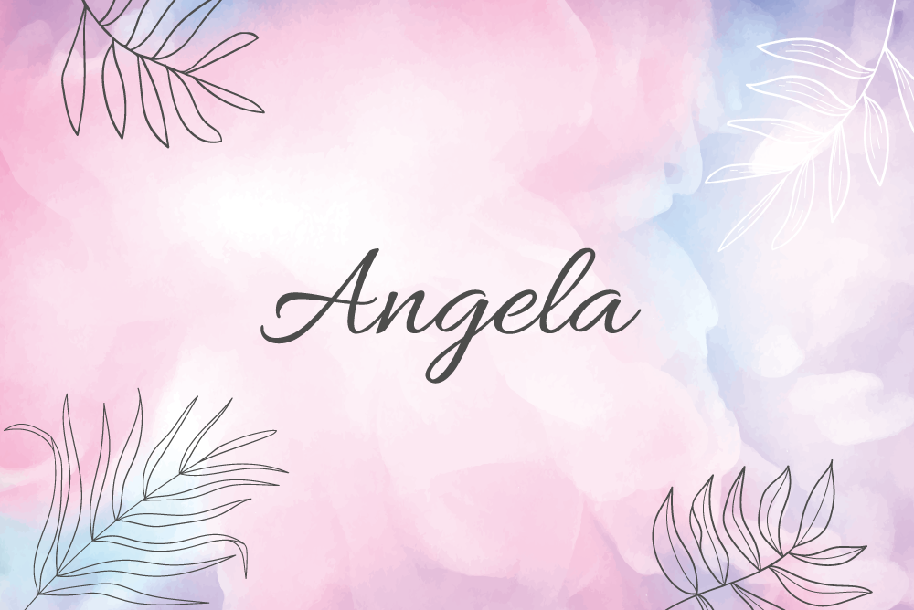 Covor vinil dormitor nume personalizat floral - TenStickers