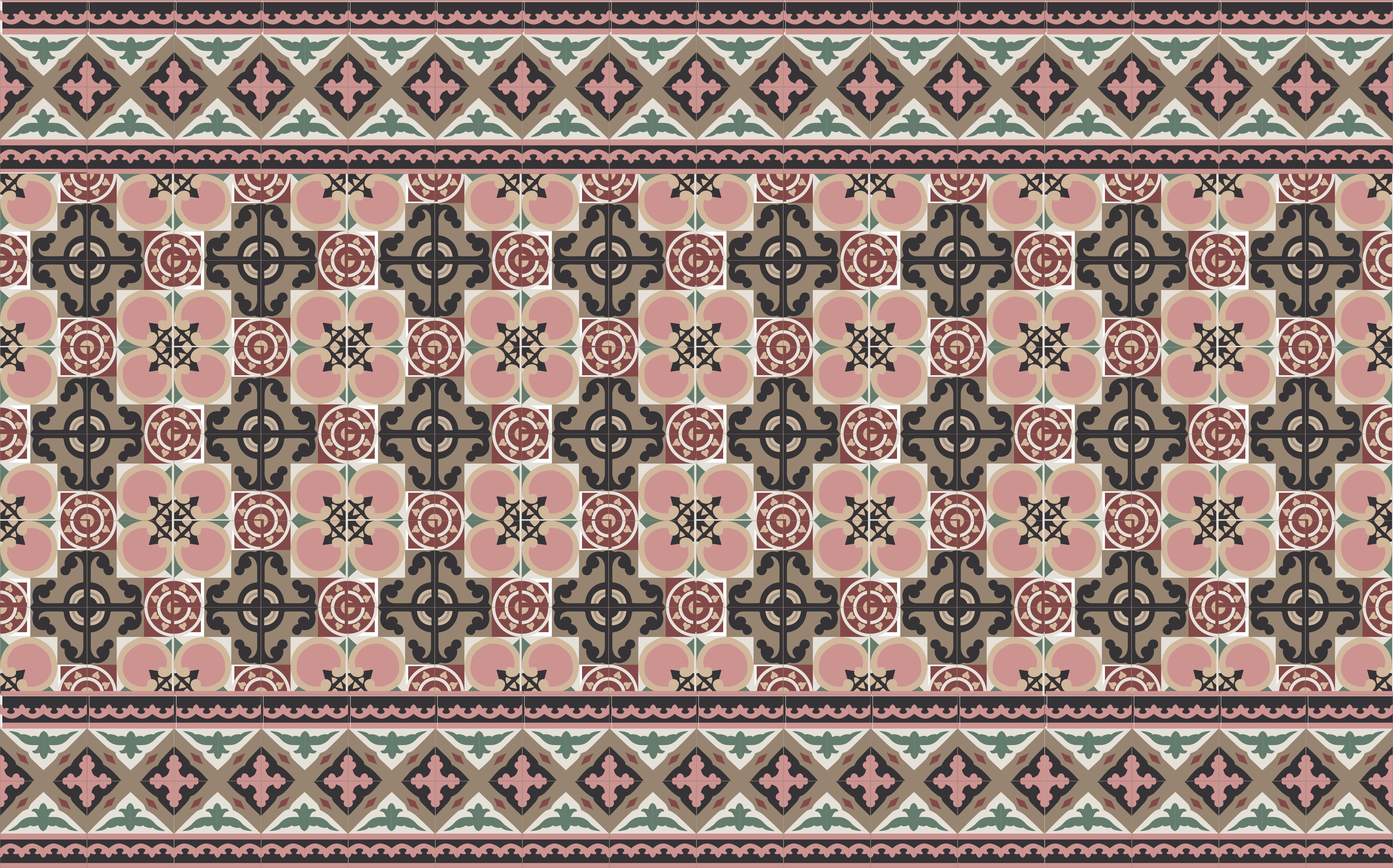 Covor de vinil din gresie și faianță toledo - TenStickers