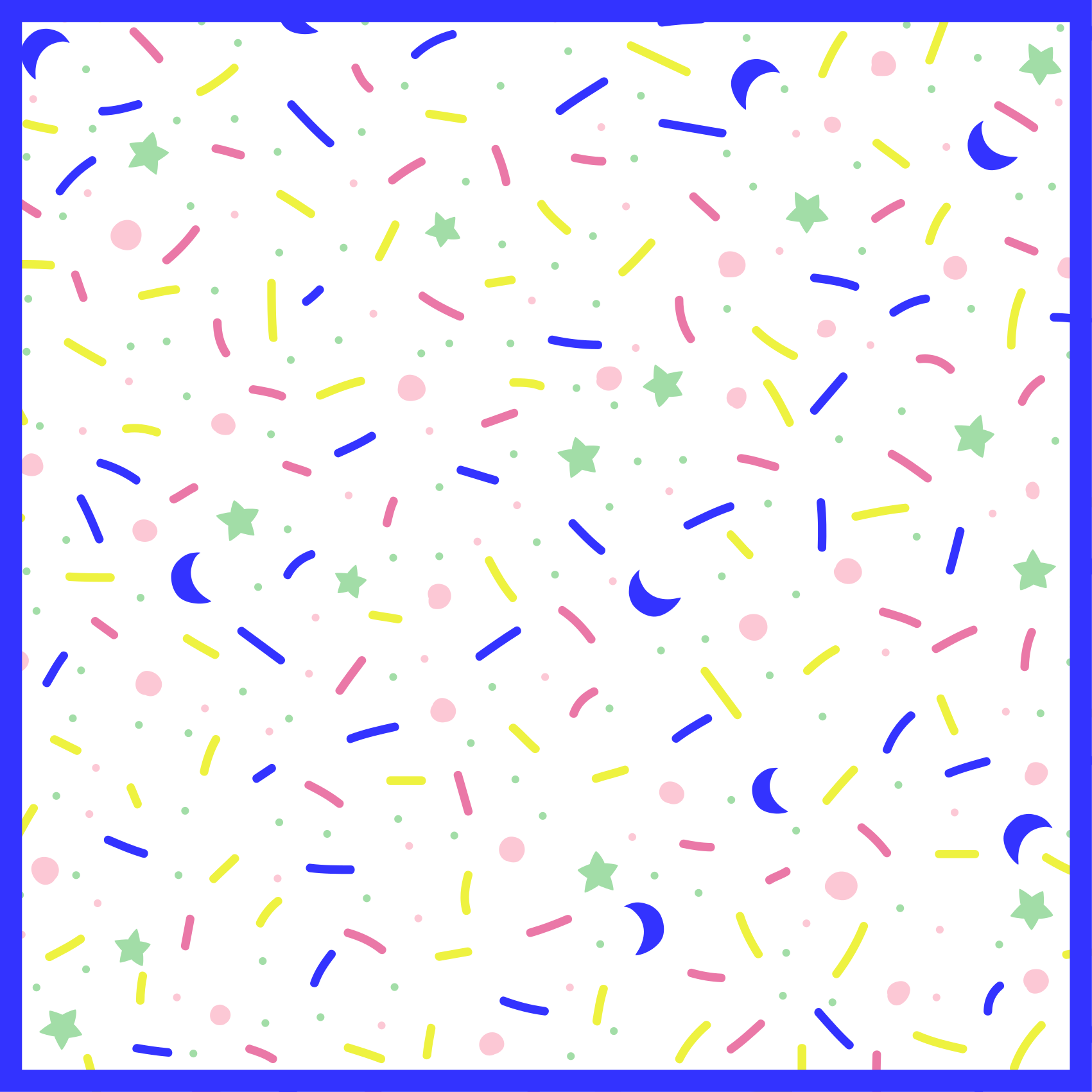 Alții covor de vinil petrecere forme colorate - TenStickers