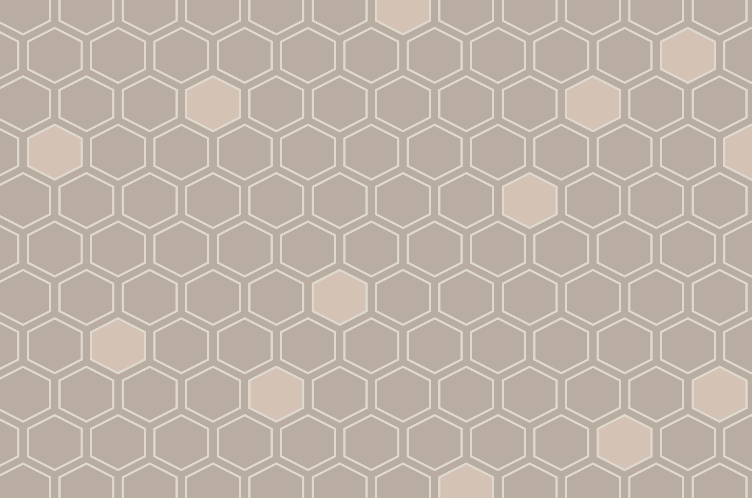 Covor de vinil geometric motiv hexagonal bej - TenStickers
