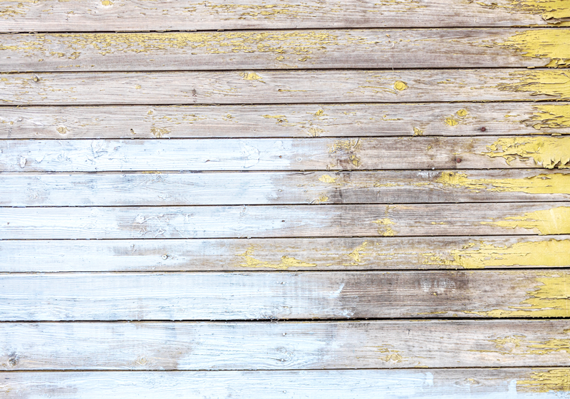 Scânduri vopsite în covor de vinil efect lemn alb - TenStickers