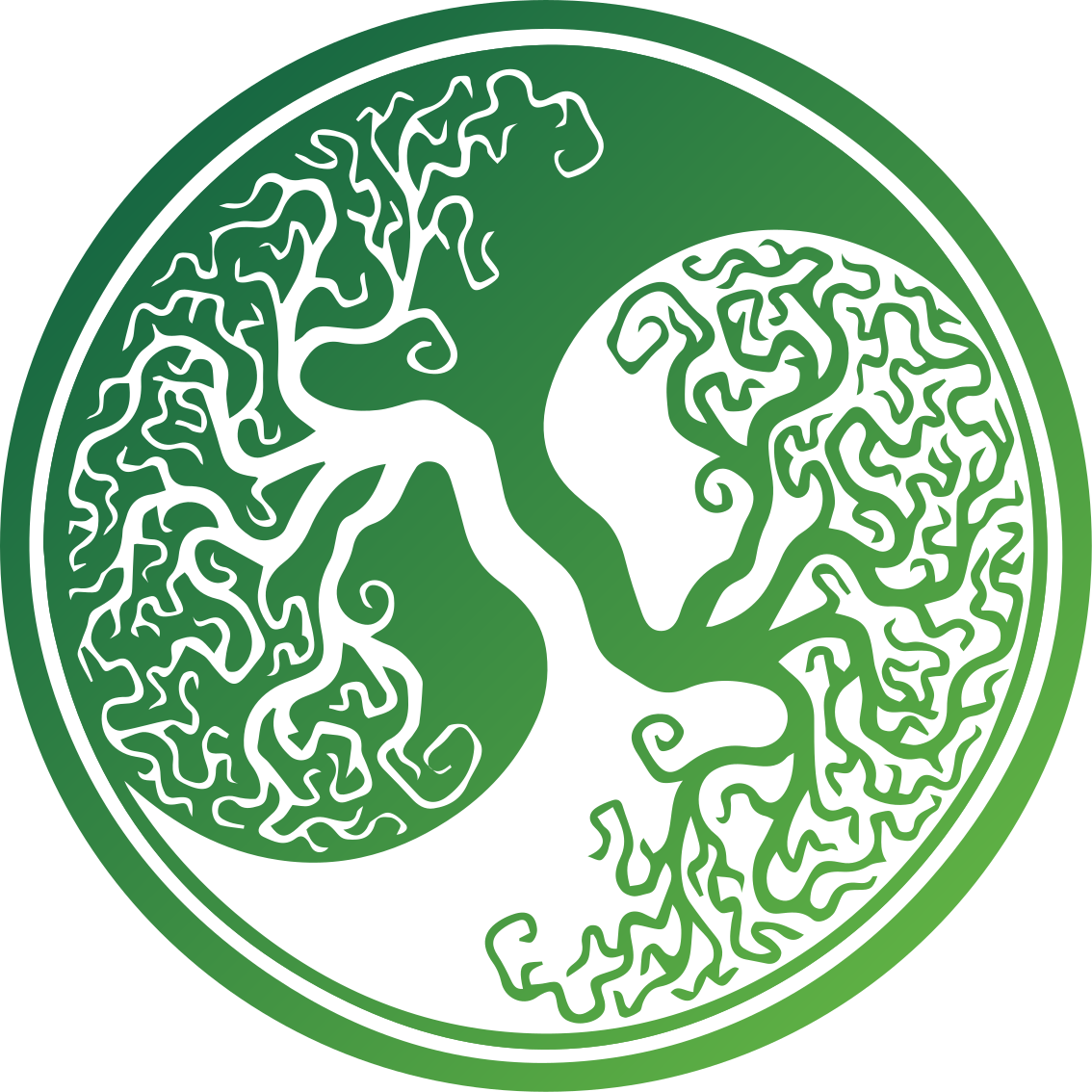 Covor vinil cu aspect de natura design complex al copacului - TenStickers