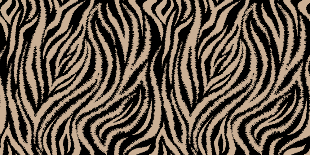 Covor vinil print animalier motiv dungi zebra - TenStickers