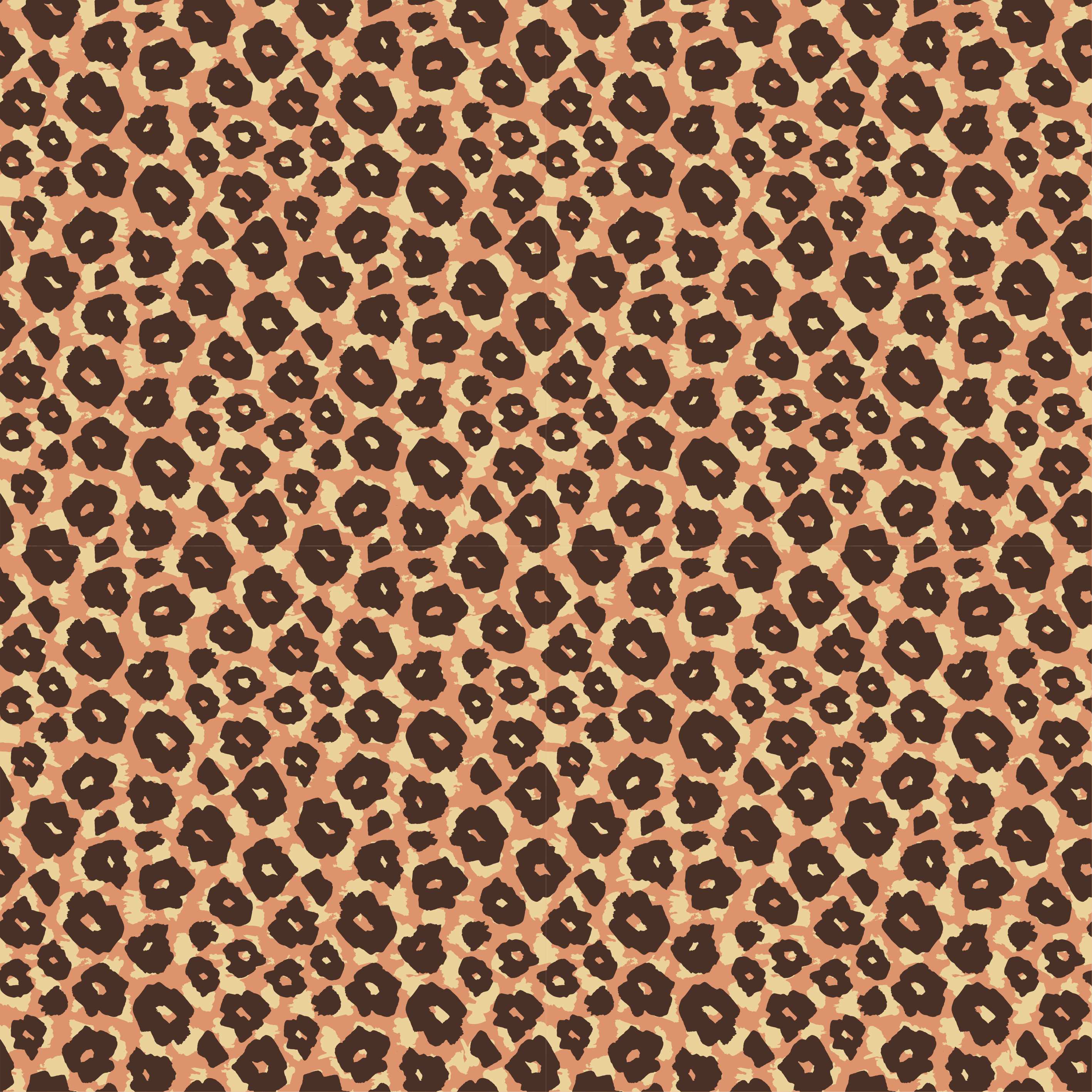 Covor vinil print animalier amestec de modele de leopard - TenStickers