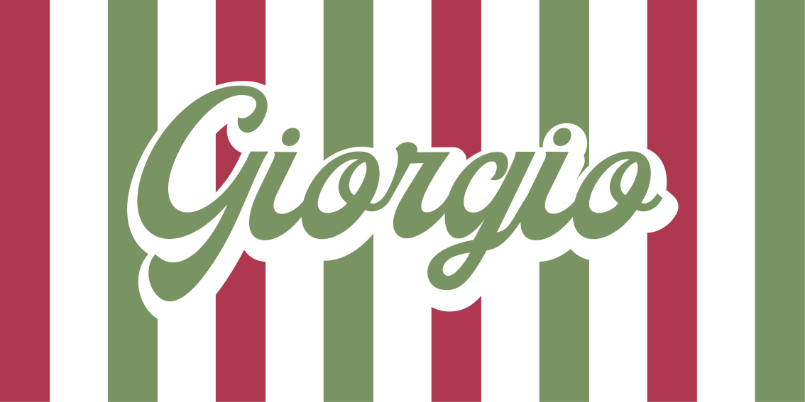 Covor de vinil cu nome steag italian - TenStickers