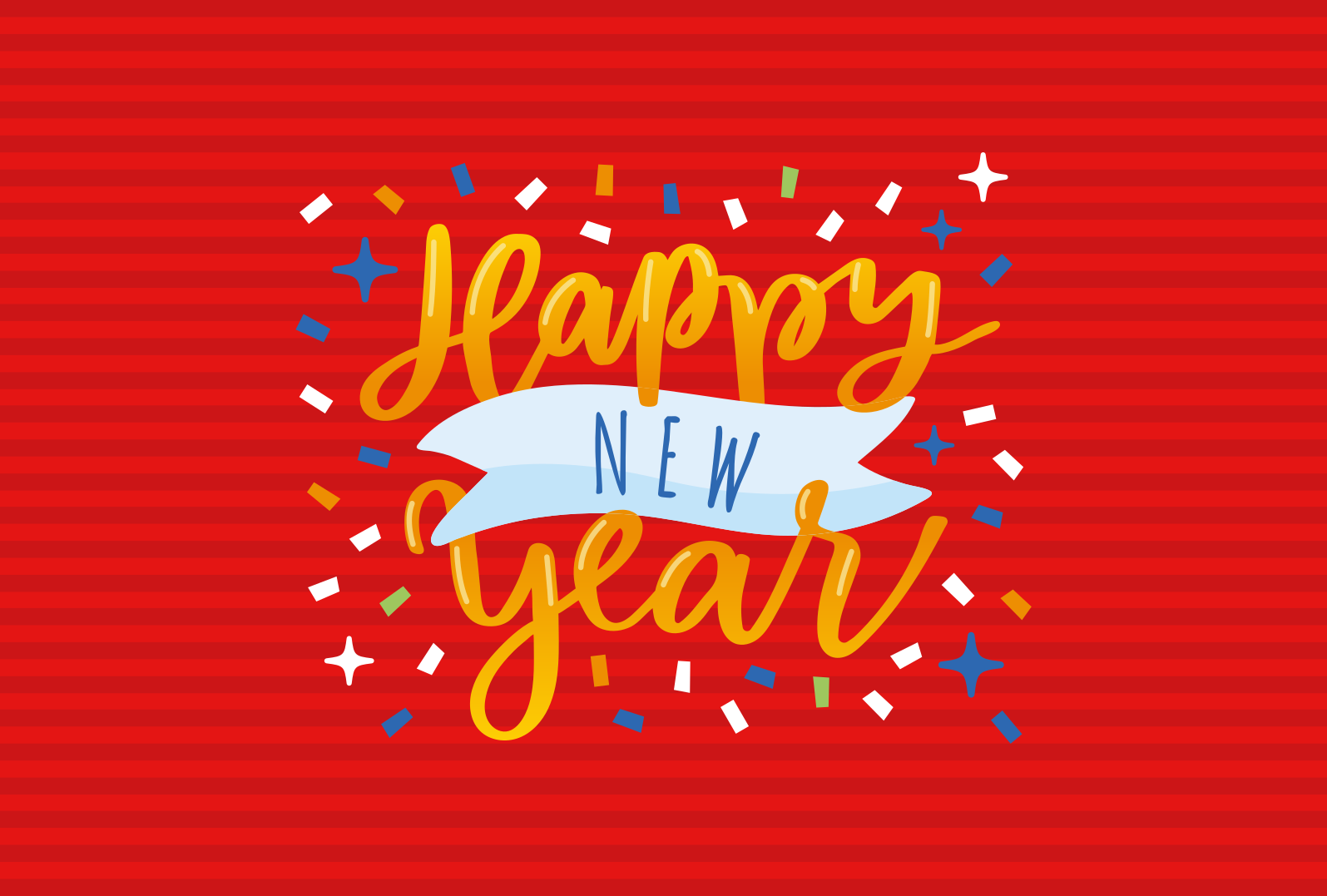 Covor vinil Crăciun sărbătoare de anul nou - TenStickers