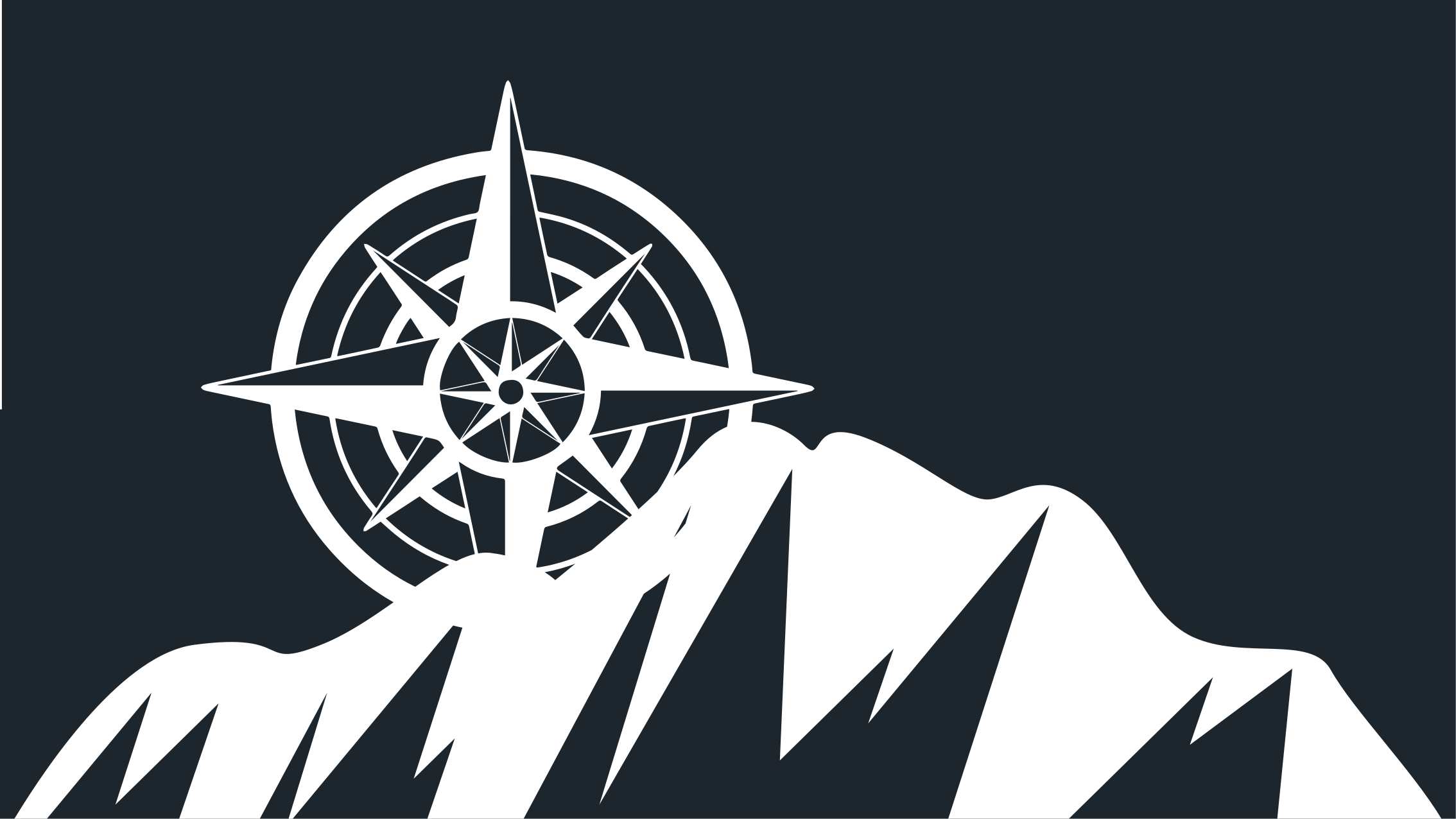 Covor vinil modern opera de artă a muntelui busolă - TenStickers