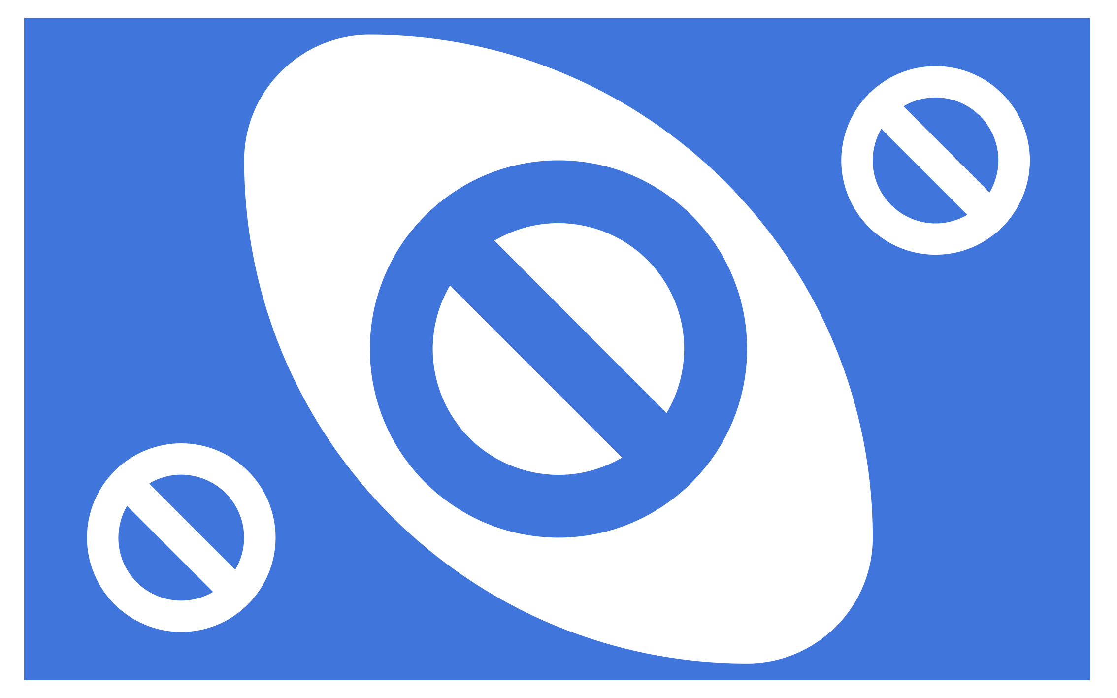 Alții covor de vinil grafica cerc albastru - TenStickers