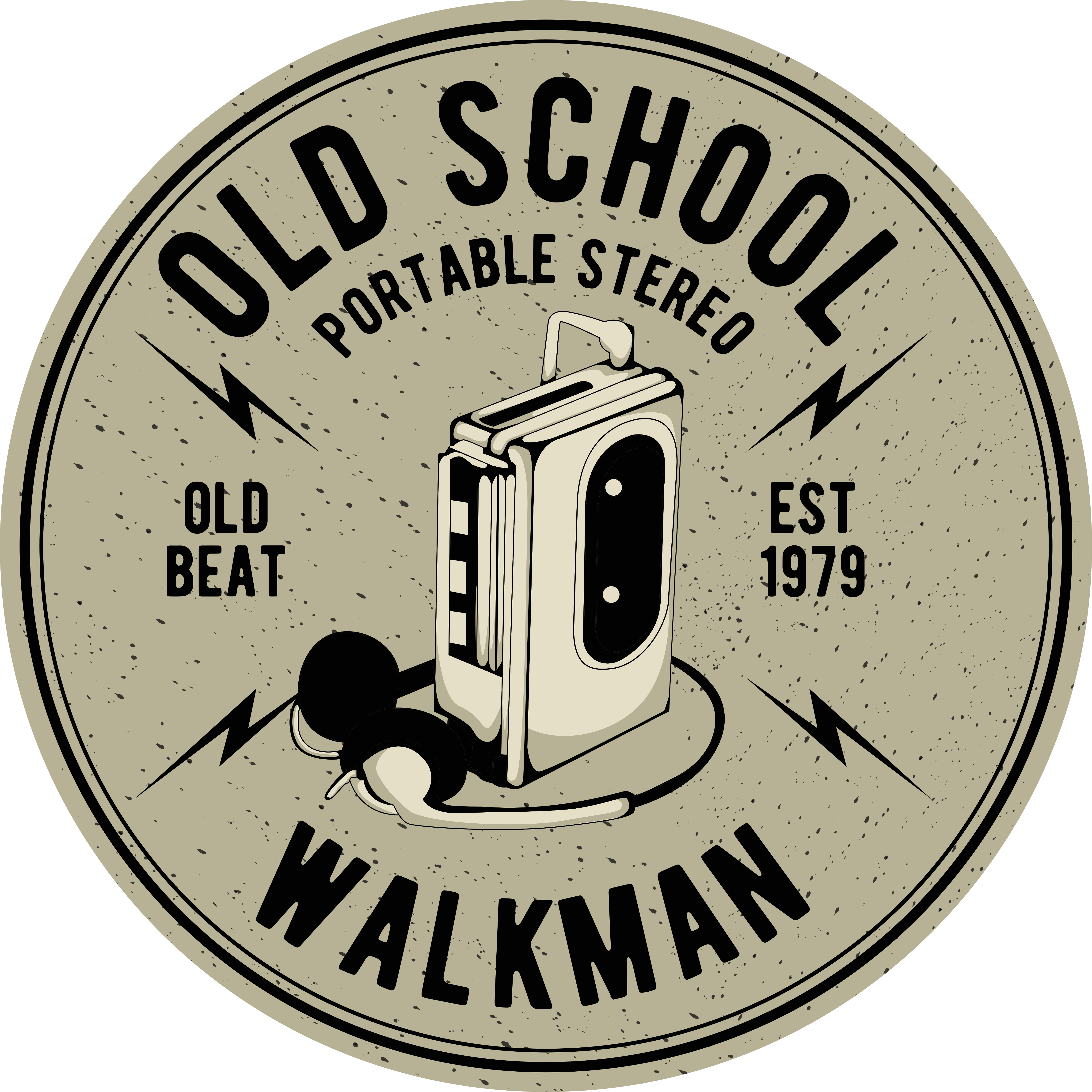 Covor de vinil epocă stereo portabil retro - TenStickers