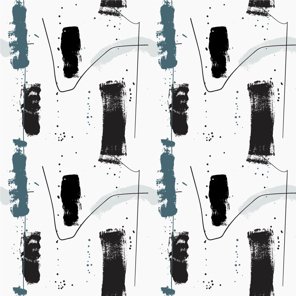 Covor vinil minimalist forme abstracte liniare - TenStickers