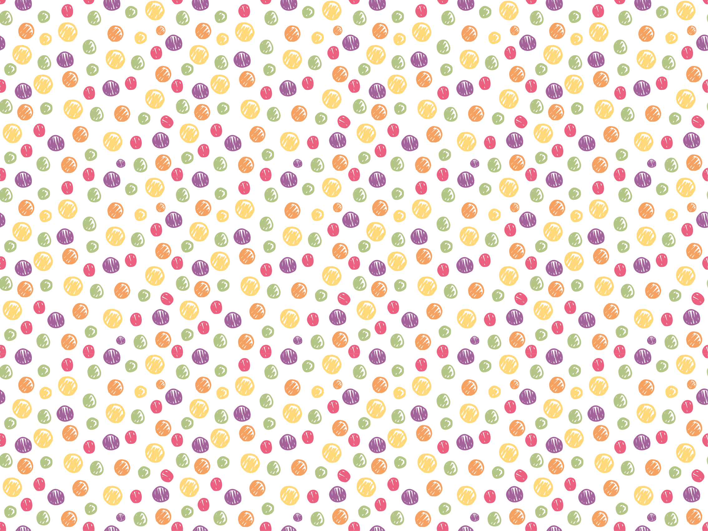 Alții covor de vinil buline colorate - TenStickers