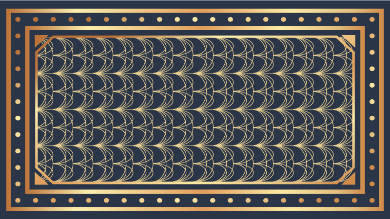 Covor de vinil geometric modele elegante de valuri - TenStickers