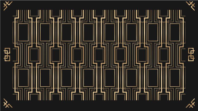 Covor vinil modern modele geometrice elegante - TenStickers