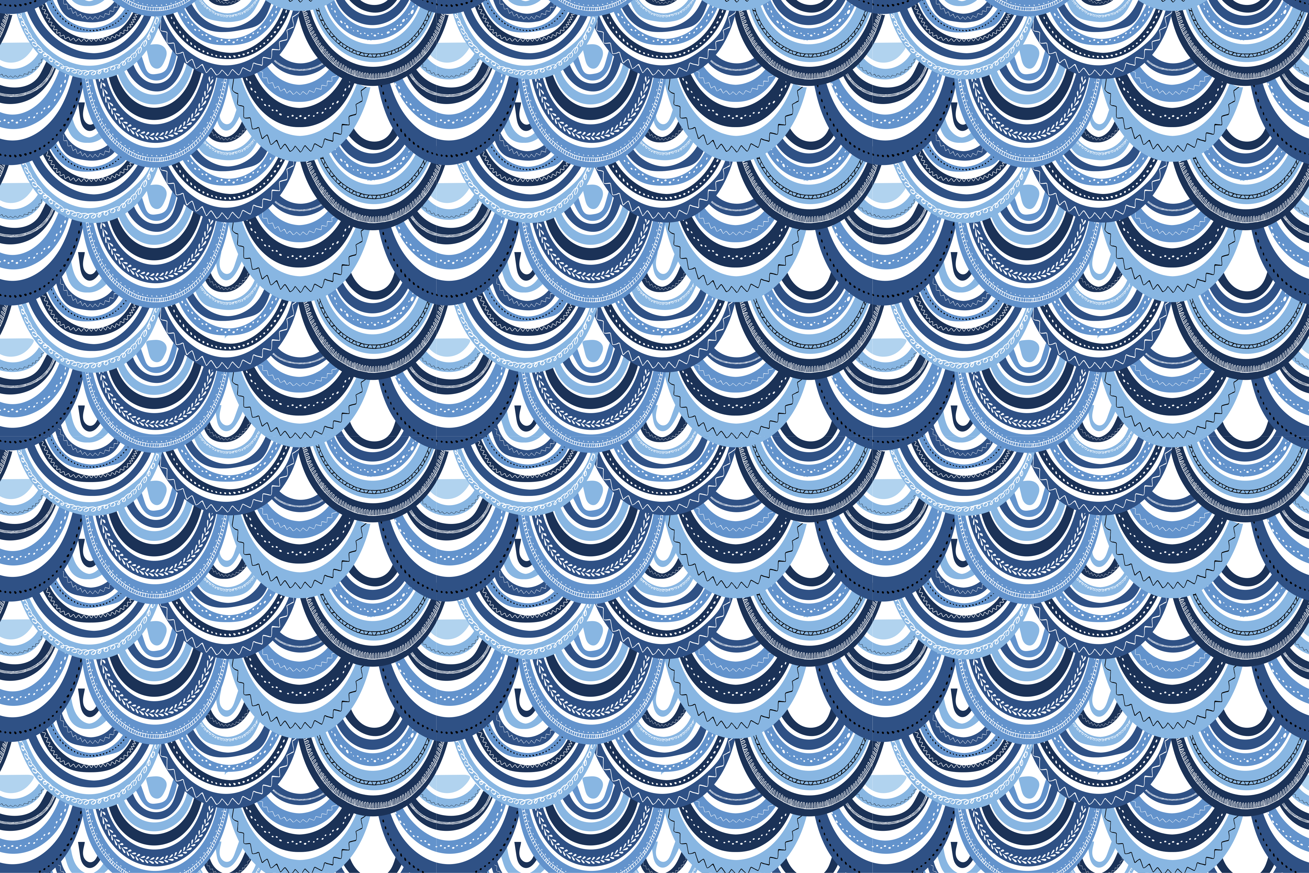 Covor de vinil geometric model de undă - TenStickers