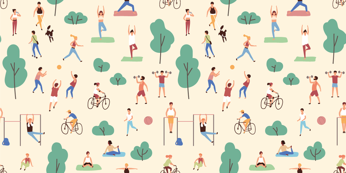 Alții covor de vinil scene de joc activ - TenStickers