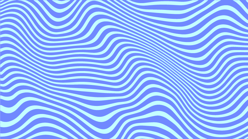 Covor de vinil geometric valuri albastre curgătoare - TenStickers