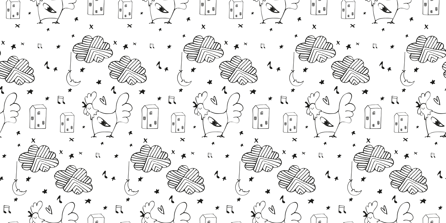 Covor de vinil pentru copii cu design aviar minimalist - TenStickers