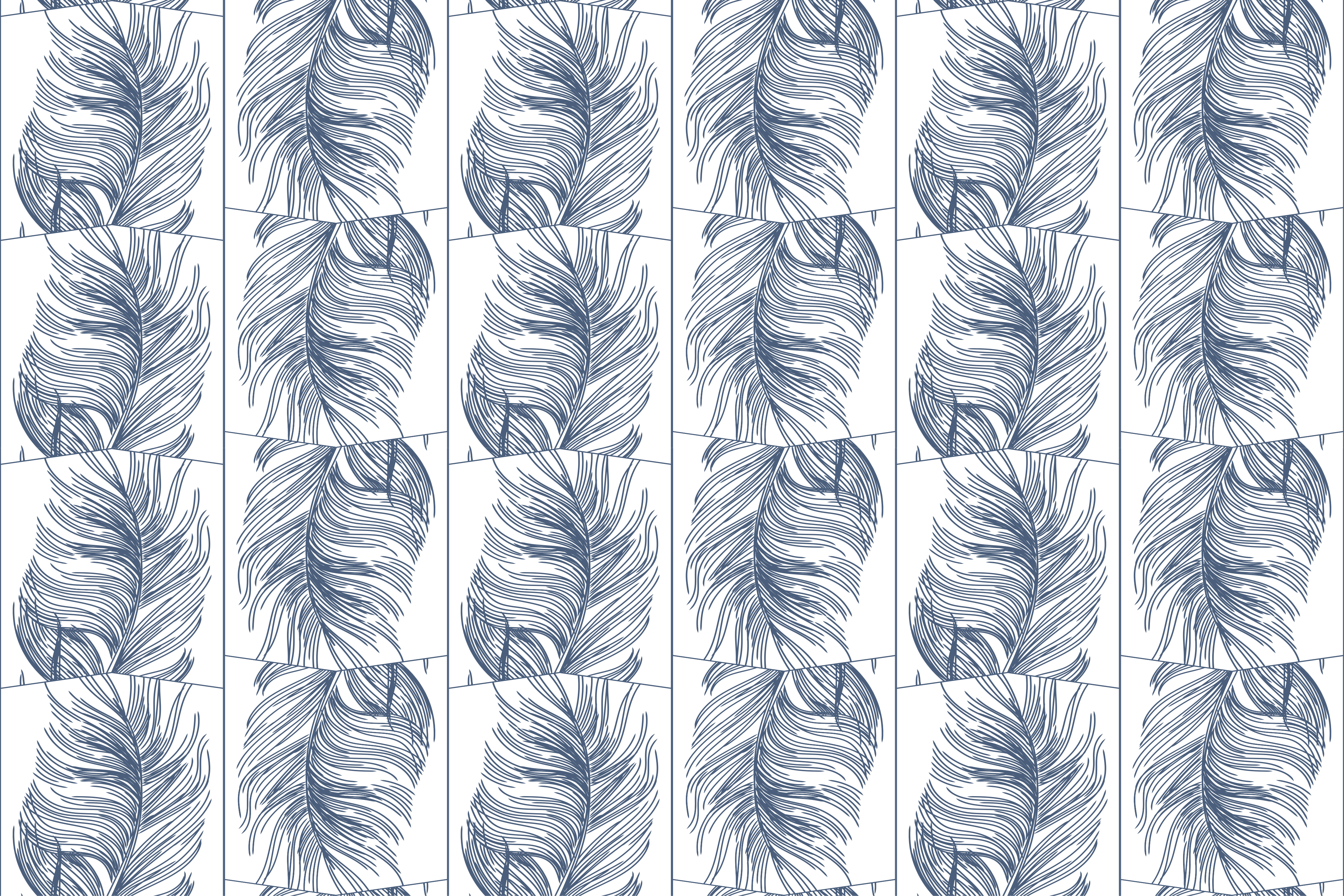 Covor vinil cu aspect de natura frunze grațioase - TenStickers