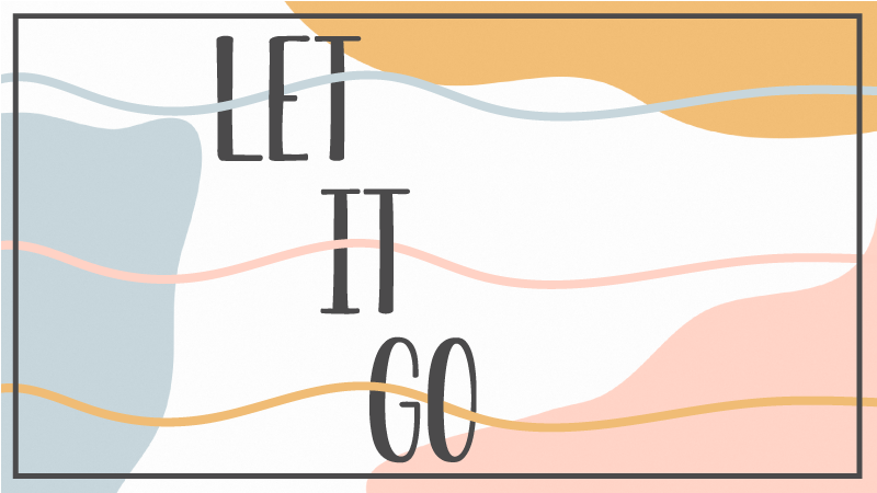 Covoare de vinil cu fraze lăsați-l să plece - TenStickers